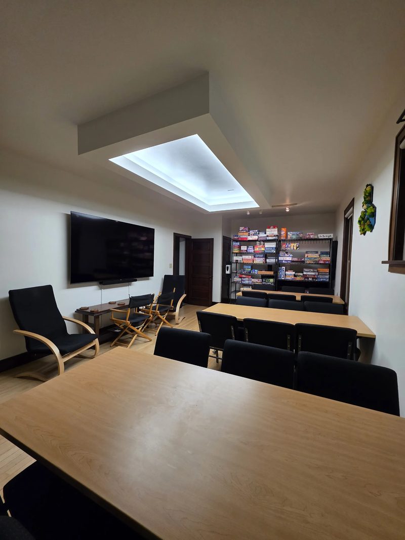 The Holt — large play area with TV and game library
