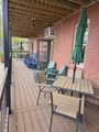The Raft — riverside deck seating